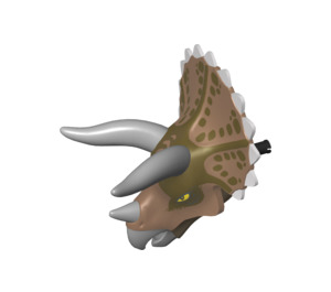 LEGO Dark Tan Triceratops Head (98169)