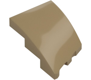 LEGO Tumma beige Kiila 2 x 3 Vasen (80177)