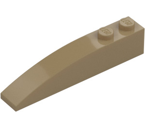 LEGO Dunkel Beige Keil 2 x 6 Doppelt Rechts (5711 / 41747)