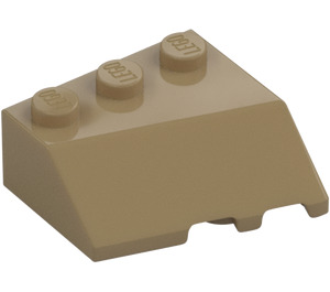 LEGO Tumma beige Kiila 3 x 3 Vasen (42862)