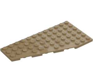 LEGO Tumma beige Kiila Levy 6 x 12 Siipi Vasen (3632 / 30355)