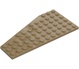 LEGO Tmavě žlutohnědá Klín Deska 6 x 12 Křídlo Pravá (30356)