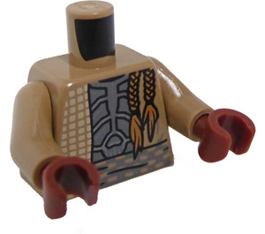 LEGO Dark Tan Weequay Guard Minifig Torso (973 / 76382)