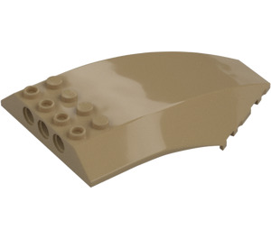 LEGO Dark Tan Windscreen 10 x 6 x 2 (35269 / 45705)