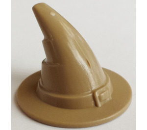 LEGO Dark Tan Wizard Hat with Slightly Rough Surface (90460)
