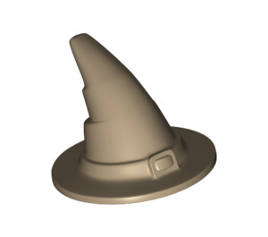 LEGO Dark Tan Wizard Hat with Smooth Surface (6131)