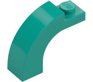 LEGO Dark Turquoise Arch 1 x 3 x 2 with Curved Top (6005 / 92903)