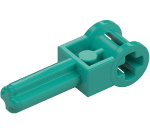 LEGO Donker turquoise As 1.5 met Haakse As Connector (6553)