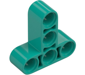 LEGO Dark Turquoise Beam 3 x 3 T-Shaped (60484)