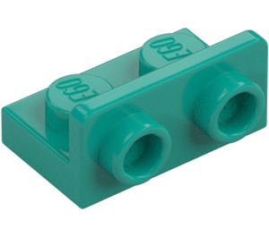 LEGO Dark Turquoise Bracket 1 x 2 with 1 x 2 Up (99780)