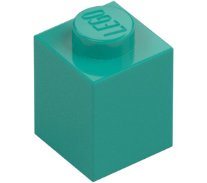 LEGO Donker turquoise Steen 1 x 1 (3005 / 30071)