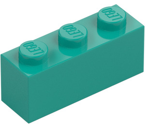 LEGO Dark Turquoise Brick 1 x 3 (3622 / 45505)