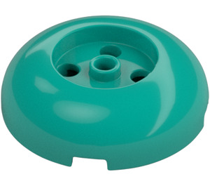 LEGO Dark Turquoise Brick 4 x 4 Round Dome Top (79850)