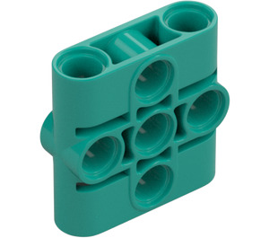 LEGO Dark Turquoise Connector Beam 1 x 3 x 3 (39793)