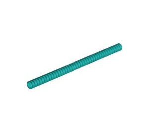 LEGO Turquoise foncé Corrugated Tuyau 11.2 cm (14 Goujons) (22431 / 71923)