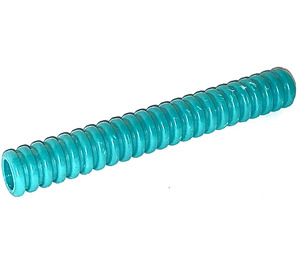 LEGO Donker Turquoise Corrugated Slang 5.6 cm (7 Studs) (22976 / 57719)