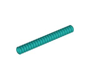 LEGO Dark Turquoise Corrugated Hose 6.4 cm (8 Studs) (22516 / 23039)