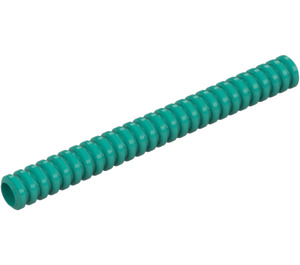 LEGO Dunkles Türkis Gewellt Schlauch 7.2 cm (9 Noppen) (23002 / 57721)