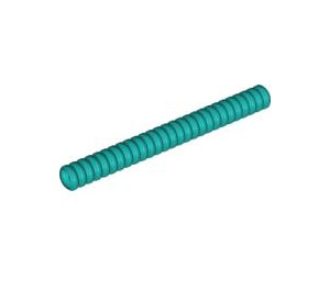 LEGO Turquoise foncé Corrugated Tuyau 7.2 cm (9 Goujons) (23002 / 57721)