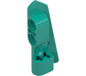 LEGO Turquoise Foncé Incurvé Panneau 22 La gauche (11947 / 43500)