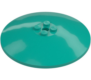 LEGO Turquoise Foncé Dish 8 x 8 (3961 / 18859)