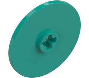 LEGO Dark Turquoise Disk 3 x 3 (2723 / 52901)