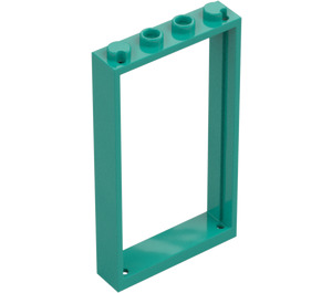 LEGO Dark Turquoise Door Frame 1 x 4 x 6 (Single Sided) (40289 / 60596)