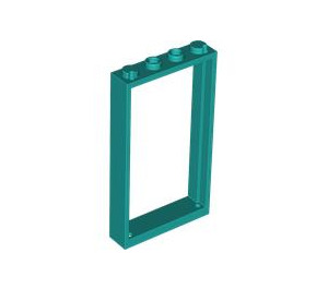 LEGO Turquoise foncé Porte Cadre 1 x 4 x 6 (Simple face) (40289 / 60596)