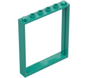 LEGO Dark Turquoise Frame 1 x 6 x 6 (42205)