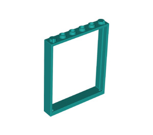 LEGO Dark Turquoise Frame 1 x 6 x 6 (42205)
