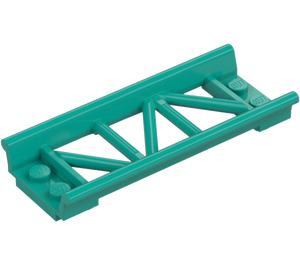 LEGO Dark Turquoise Girder 2 x 8 with Edges (26022)