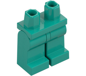 LEGO Dunkles Türkis Minifigur Hüften und Beine (73200 / 88584)