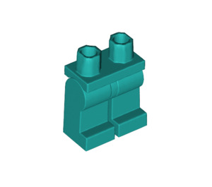 LEGO Dunkles Türkis Minifigure Hüften und Beine (73200 / 88584)