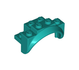 LEGO Turquoise foncé Garde-boue Brique 2 x 4 x 2 avec Roue Arche
 (35789)