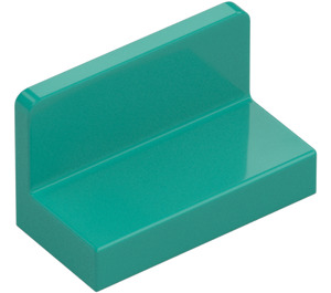 LEGO Donker turquoise Paneel 1 x 2 x 1 met afgeronde hoeken (4865 / 26169)