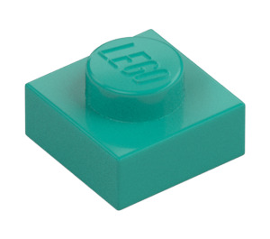 LEGO Dark Turquoise Plate 1 x 1 (3024 / 30008)