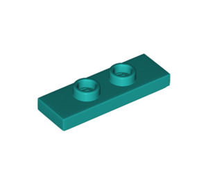 LEGO Dunkles Türkis Platte 1 x 3 mit 2 Bolzen (34103)