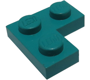 LEGO Dark Turquoise Plate 2 x 2 Corner (2420)