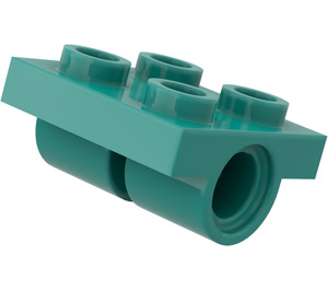 LEGO Dark Turquoise Plate 2 x 2 with Holes (2817)