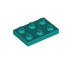 LEGO Dark Turquoise Plate 2 x 3 (3021)