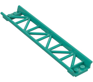 LEGO Dark Turquoise Rail 2 x 16 with 3.2 Shaft (25059)