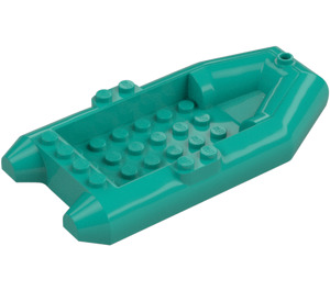 LEGO Donker turquoise Rubber Boot 6 x 12 x 2 (78611)