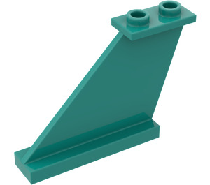 LEGO Donker turquoise Roer 1 x 3 x 4 (2340)