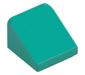 LEGO Donker turquoise Helling 1 x 1 (31°) (50746 / 54200)