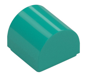 LEGO Dark Turquoise Slope 1 x 1 Curved (49307)