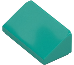 LEGO Dark Turquoise Slope 1 x 2 (31°) (85984)