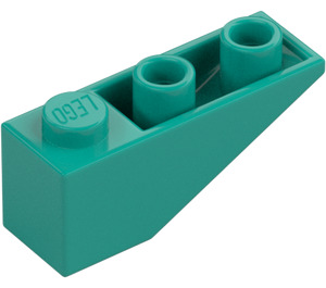 LEGO Dark Turquoise Slope 1 x 3 (25°) Inverted (4287)