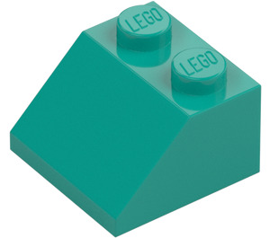 LEGO Dark Turquoise Slope 2 x 2 (45°) (3039 / 6227)