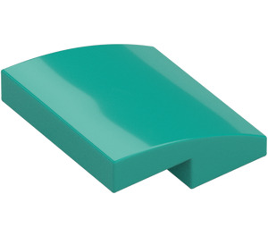 LEGO Dark Turquoise Slope 2 x 2 Curved (15068)