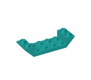 LEGO Turquoise foncé Pente 2 x 6 (45°) Double Inversé avec Open Centre (22889)